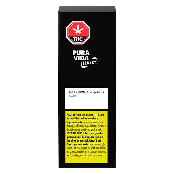 Image for THC ADVANCED Full Spectrum + Olive Oil, cannabis all products by Pura Vida