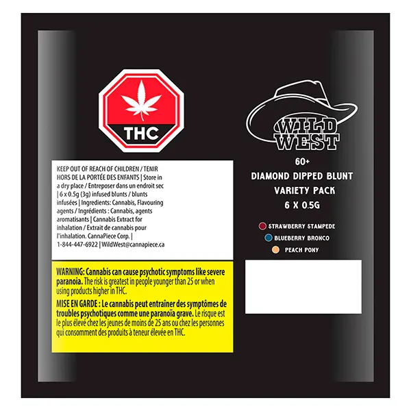 Image for 60+ Diamond Dipped Blunt Variety Pack, cannabis all products by Wild West