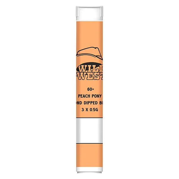 Image for 60+ Peach Pony Diamond Dipped Blunts, cannabis all products by Wild West