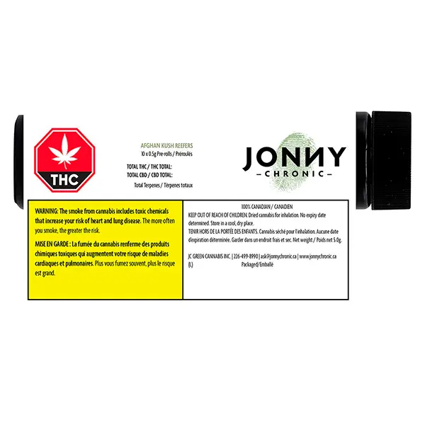 Image for Afghan Kush Reefers Pre-Roll, cannabis all products by Jonny Chronic