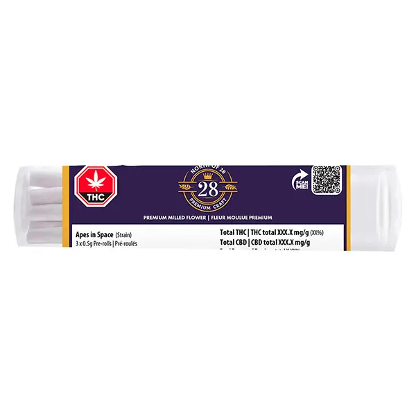 Image for Apes in Space Pre-Roll, cannabis all products by North of 28