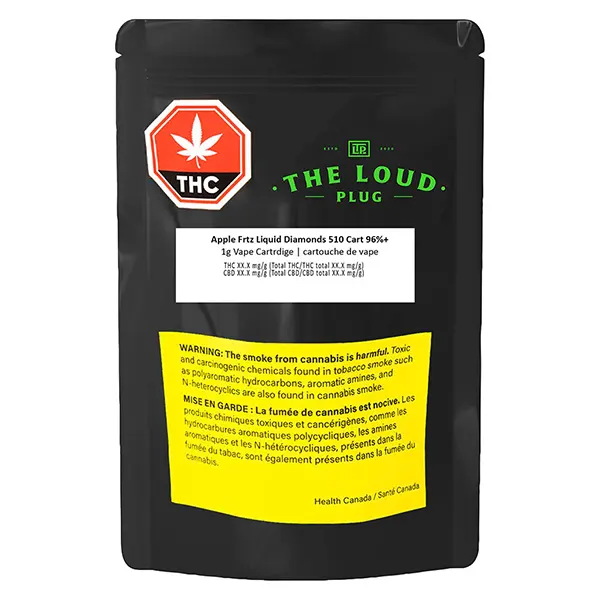 Image for Apple Frttr Liquid Diamonds 510 Cart, cannabis all products by The Loud Plug