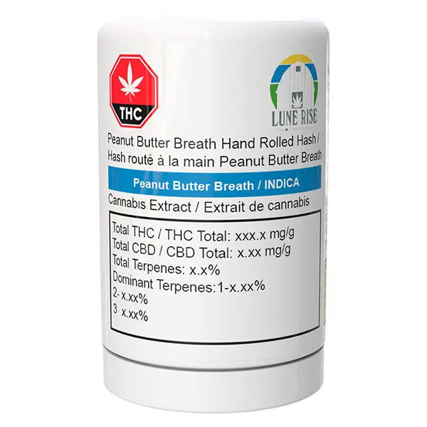 Image for Peanut Butter Breath Hand-Rolled Hash, cannabis concentrates by Persy
