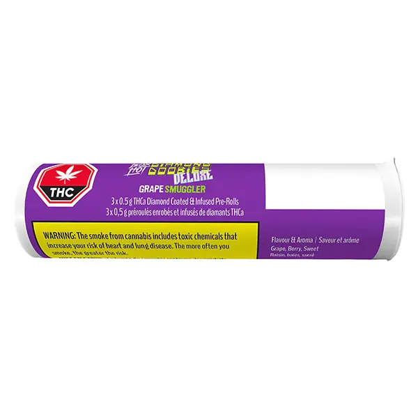 Image for Diamond Doobies Deluxe - Grape Smuggler Infused Pre-Roll, cannabis all products by BoxHot
