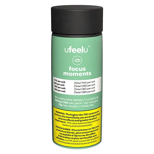 Image for Focus Moments CBD:CBC:CBG, cannabis capsules, softgels by ufeelu