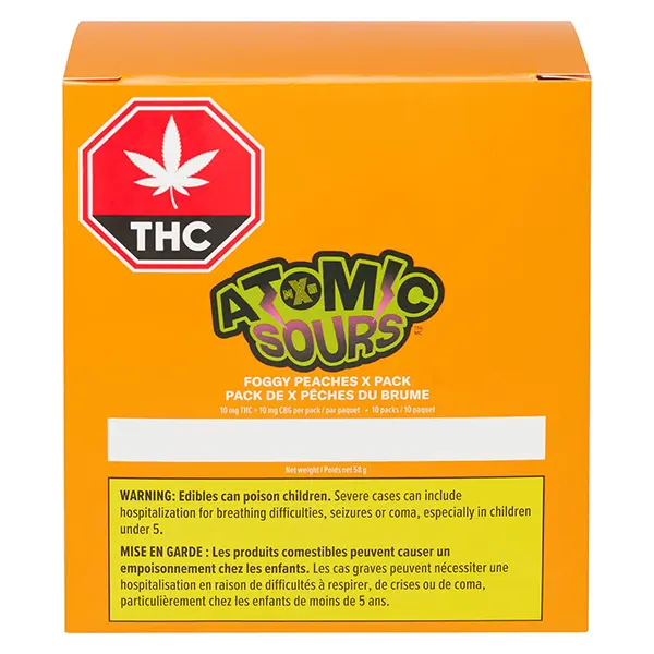 Image for Foggy Peaches Gummies X Pack, cannabis edibles by XMG