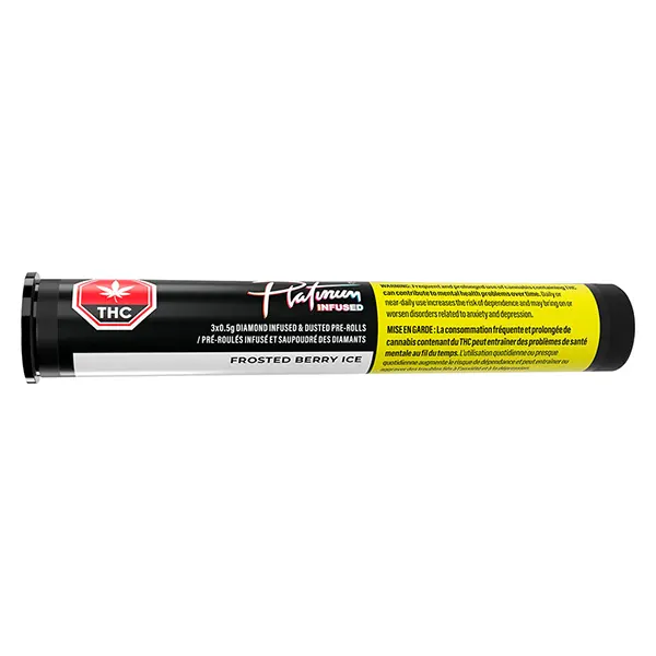 Image for Frosted Berry Ice Diamond Infused & Dusted Pre-Roll, cannabis pre-rolls by Platinum