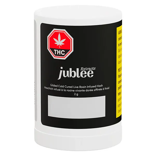 Image for Gilded Cold Cured Live Rosin Infused Hash, cannabis all products by Jublee