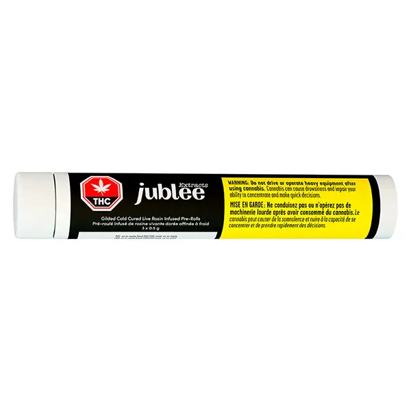 Image for Gilded Cold Cured Live Rosin Infused Pre-Roll, cannabis all products by Jublee