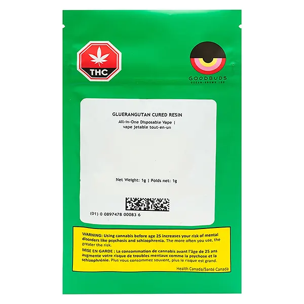 Image for Gluerangutan Cured Resin All-in-One Vape, cannabis vapes by Good Buds