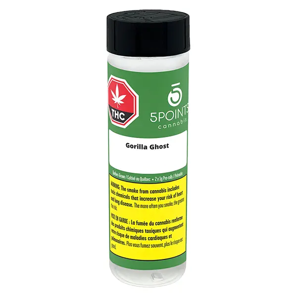 Image for Gorilla Ghost Pre-Roll, cannabis all products by 5 Points Cannabis