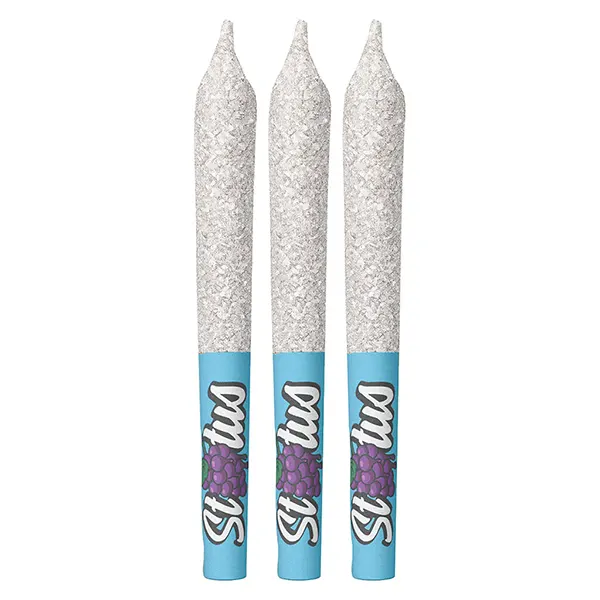 Image for Grape Blast Liquid Diamond Infused & Diamond Coated Pre-Roll, cannabis all products by Status