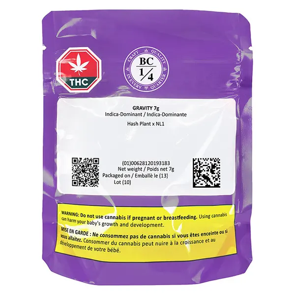 Image for Gravity, cannabis dried flower by BC 1/4
