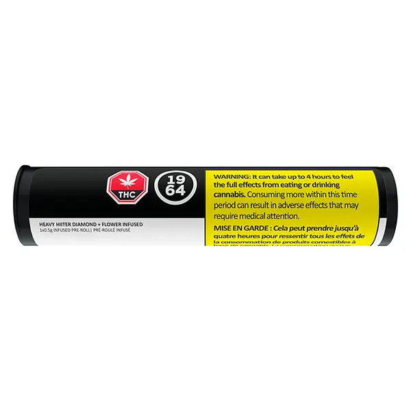 Image for Heavy Hitter Flower & Diamonds Infused Pre-Roll, cannabis pre-rolls by 1964