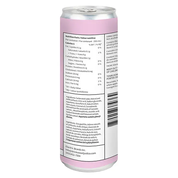 Image for Hi-Berry Punch FREE 10THC + 10CBG, cannabis beverages by Sweet Justice