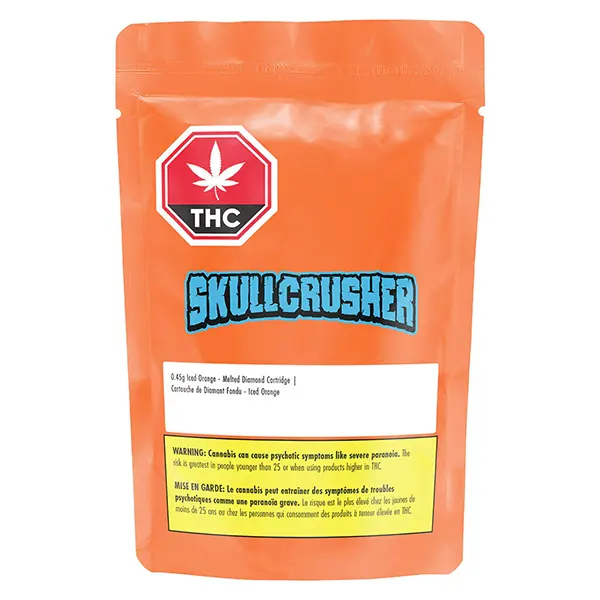 Image for Iced Orange - Melted Diamond 510 Thread Cartridge, cannabis all products by Skullcrusher by RAD