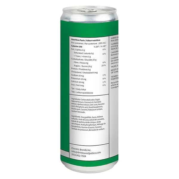 Image for Lemonade Ginger Ale, cannabis beverages by Sweet Justice