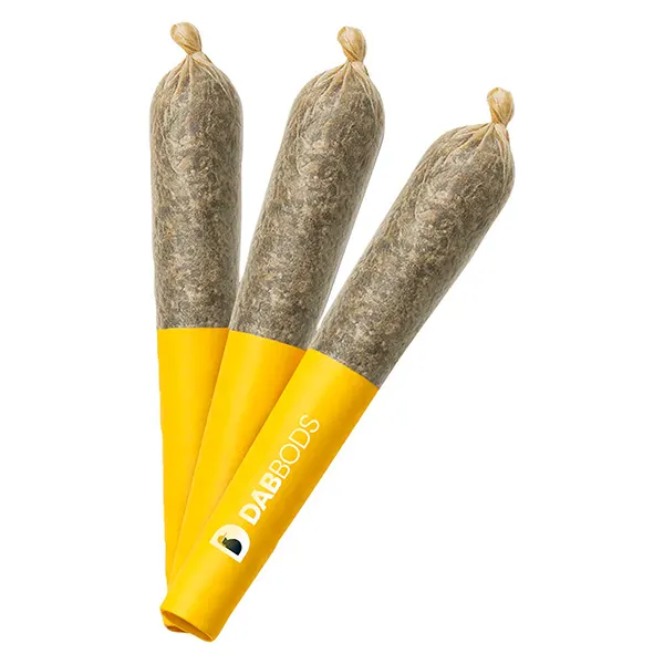 Image for Lemonberry 60's+ Dbl Infused Pre-Roll, cannabis all products by Dab Bods