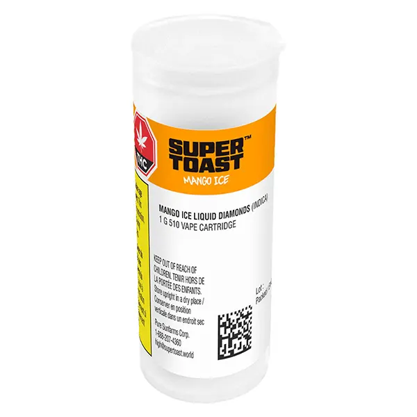 Image for Mango Ice Liquid Diamonds 510 Thread Cartridge, cannabis vapes by Super Toast