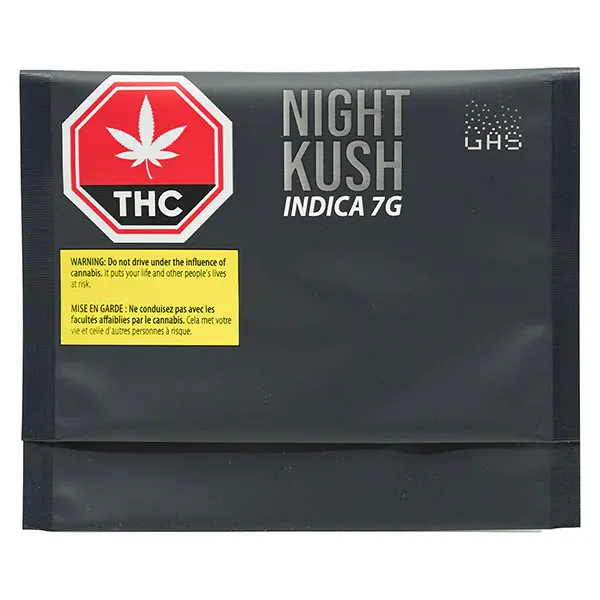 Image for Night Kush Indica Ground Flower, cannabis milled flower by GAS