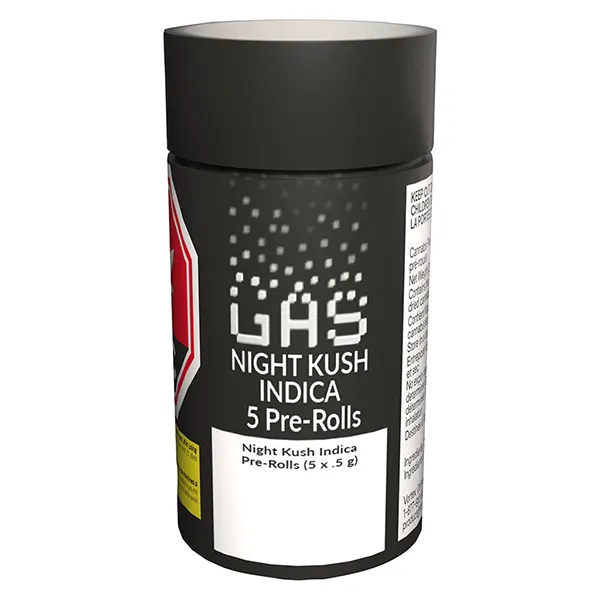 Image for Night Kush Indica Pre-Roll, cannabis all products by GAS