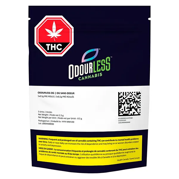 Image for Odourless OG Pre-Roll, cannabis pre-rolls by Odourless Cannabis