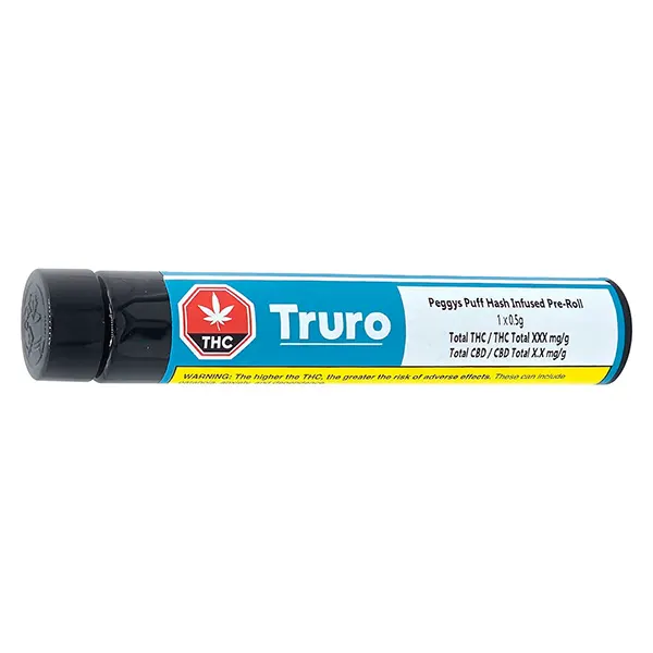 Image for Peggys Puff Hash Infused Pre-Roll, cannabis pre-rolls by Truro