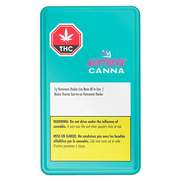 Image for Permanent Marker live resin AIO, cannabis all products by Northern Canna