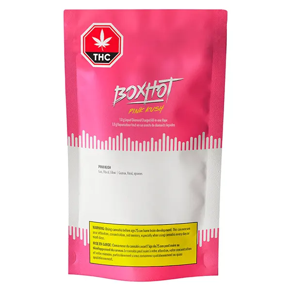 Image for Pink Kush Liquid Diamond Charged AIl-In-One Vape, cannabis all products by BoxHot