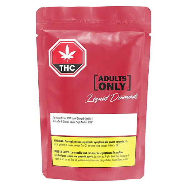 Image for Purple Mischief NSFW Liquid Diamond Cartridge, cannabis all products by Adults Only