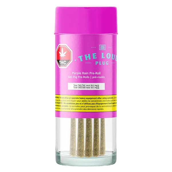 Image for Purple Rain Pre-Roll, cannabis pre-rolls by The Loud Plug
