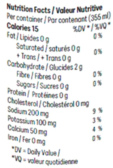 Nutrition Information for Rosin Wild Watermelon Coconut (Beverages) by frootyhooty