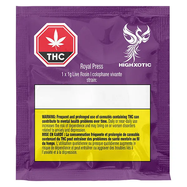 Image for Royal Press Live Rosin, cannabis all products by HighXotic