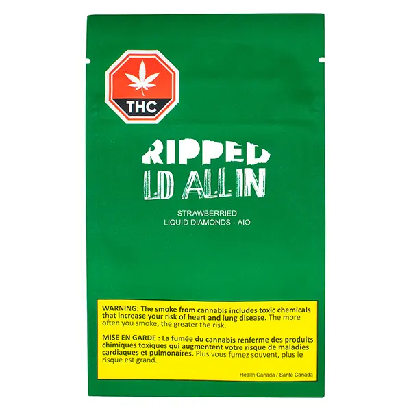 Image for Strawberried Liquid Diamonds - AIO, cannabis all products by Ripped