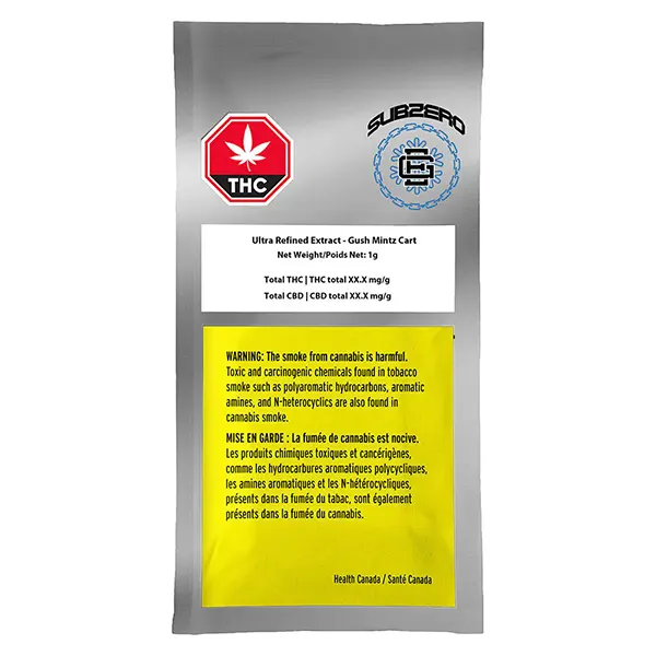 Image for Sub Zero - Ultra Refined Extract - Gush Mintz Cart, cannabis vapes by Endgame