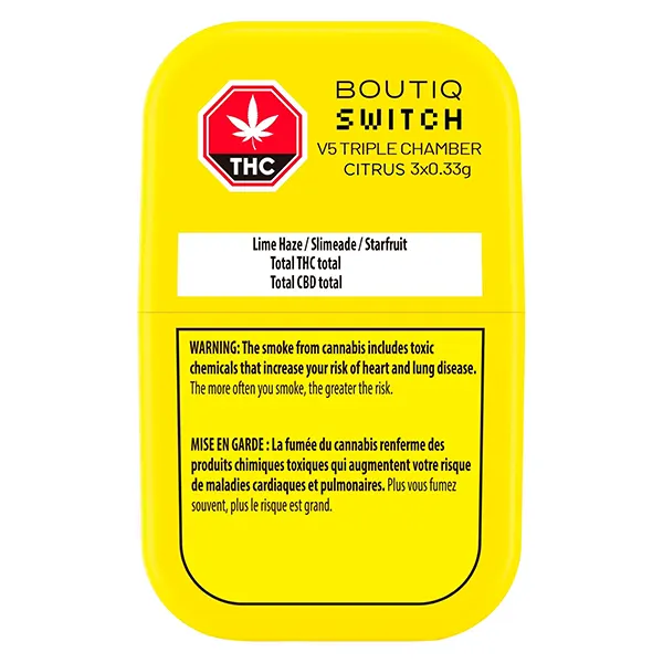 Image for Switch V5 - Triple Chamber - Citrus, cannabis all products by Boutiq