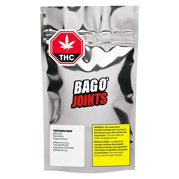 Image for Tropicanna Tangie Tube Style Pre-Roll, cannabis pre-rolls by Big Bag O' Buds
