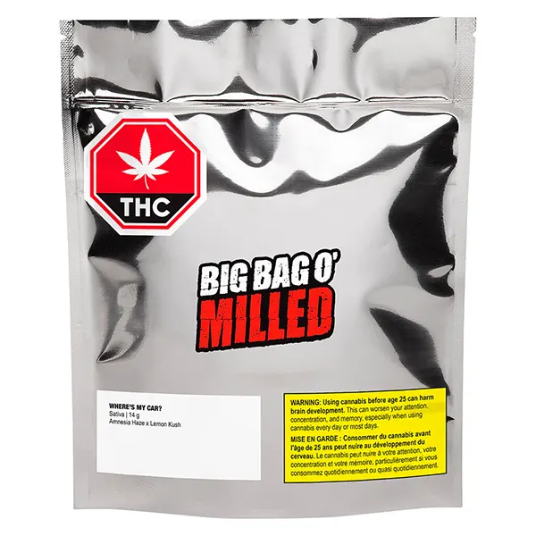 Image for Where's My Car Milled Flower, cannabis milled flower by Big Bag O' Buds