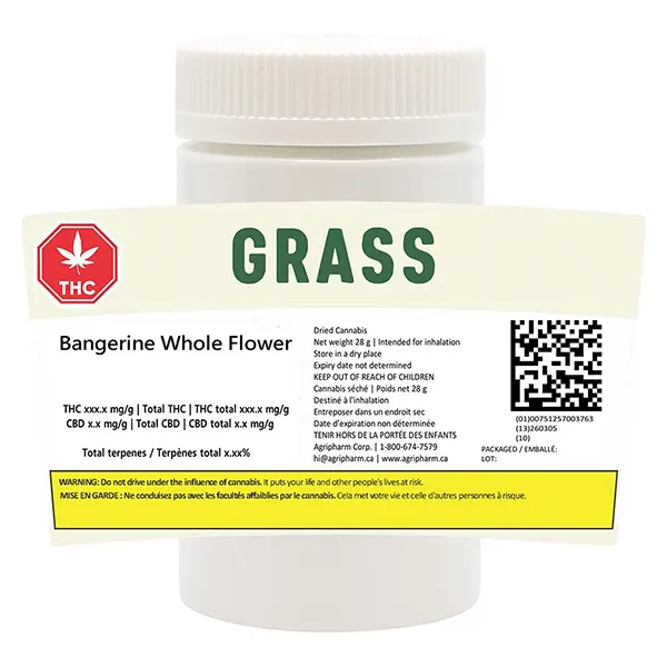 Image for Bangerine, cannabis dried flower by Grass