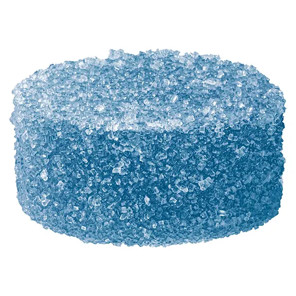 Image for Blueberry Blaster Max10 1:1 THC:CBG Gummy, cannabis edibles by Shred'ems