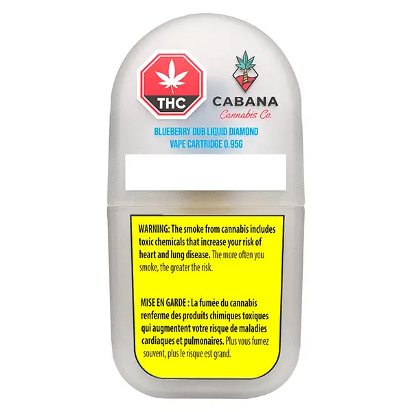Image for Blueberry Dub Liquid Diamonds Vape, cannabis all products by Cabana Cannabis Co.