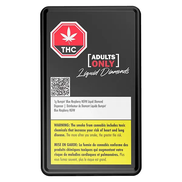 Image for Bumpin' Blue Raspberry NSFW Liquid Diamond Dispenser, cannabis all products by Adults Only