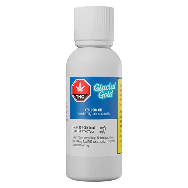 Image for CBD 100+ Oil, cannabis all products by Glacial Gold