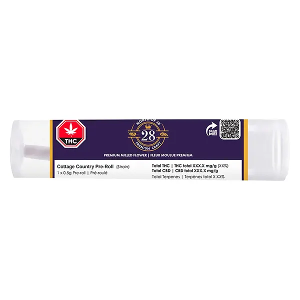 Image for Cottage Country Pre-Roll, cannabis all products by North of 28