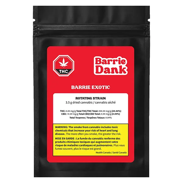 Image for Barrie Exotic, cannabis dried flower by Barrie Dank