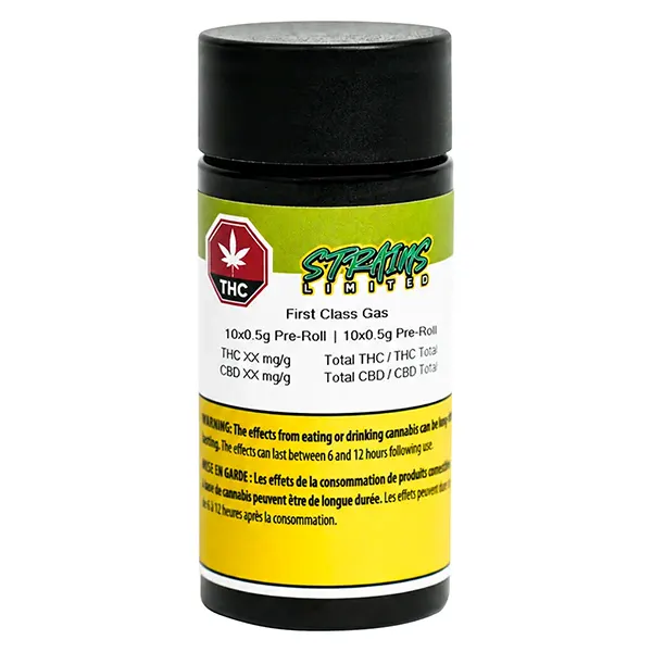 Image for First Class Gas Pre-Roll, cannabis pre-rolls by Strains Limited
