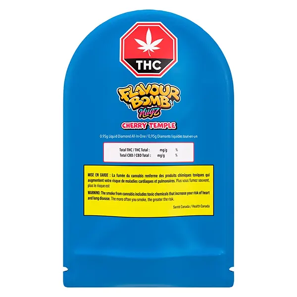 Image for Flavour Bomb Cherry Temple Liquid Diamond All-in-One, cannabis all products by Nugz