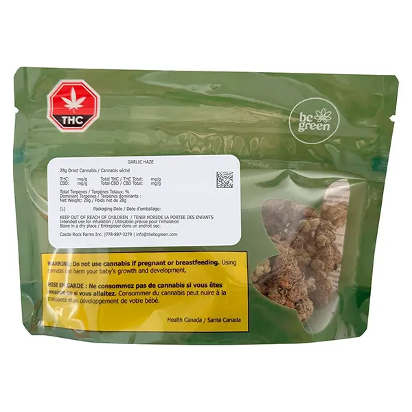 Image for Garlic Haze, cannabis all products by BC Green