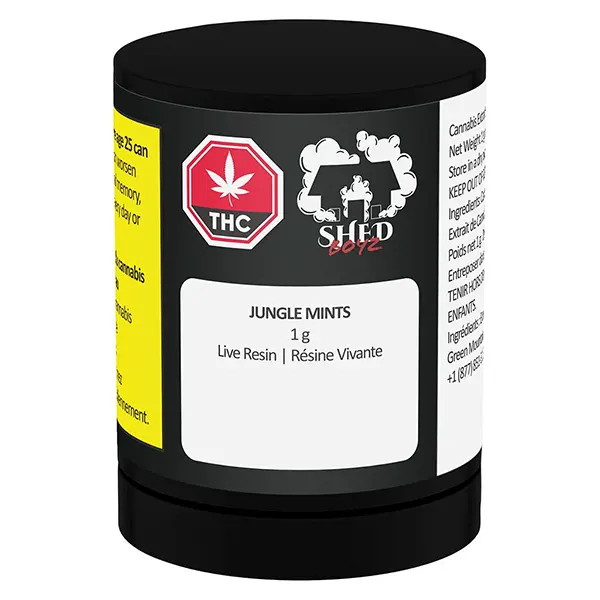 Image for Jungle Mints Live Resin, cannabis all products by Shed Boyz