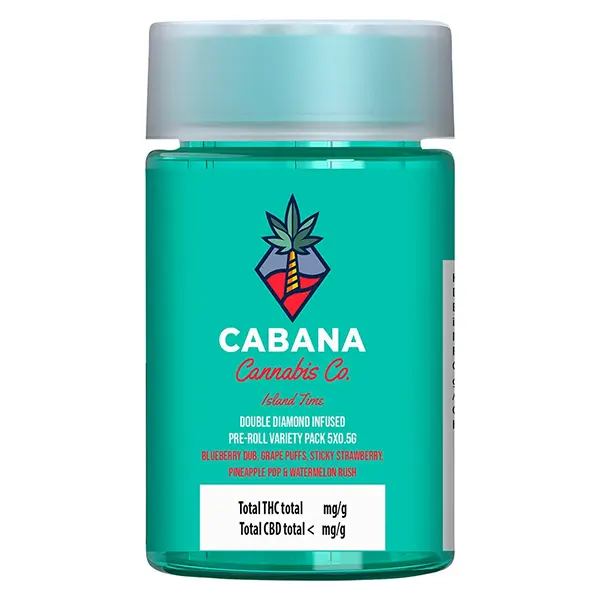 Image for Island Time Double Diamond Infused Pre-Roll Variety Pack, cannabis all products by Cabana Cannabis Co.